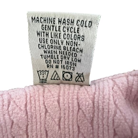 Laura Ashley Womens 2 Piece Pink Lounge Pajama Set‎ Size Large Cozy Grandmacore - Picture 6 of 6